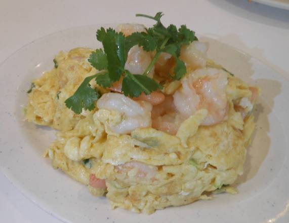 Scrambled Egg with Prawns 滑蛋炒蝦球
